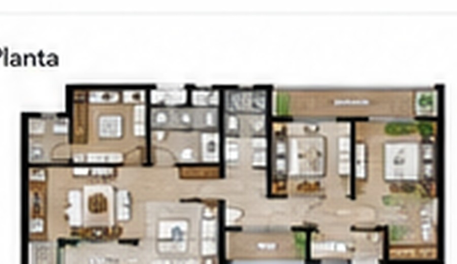 Planta do apartamento