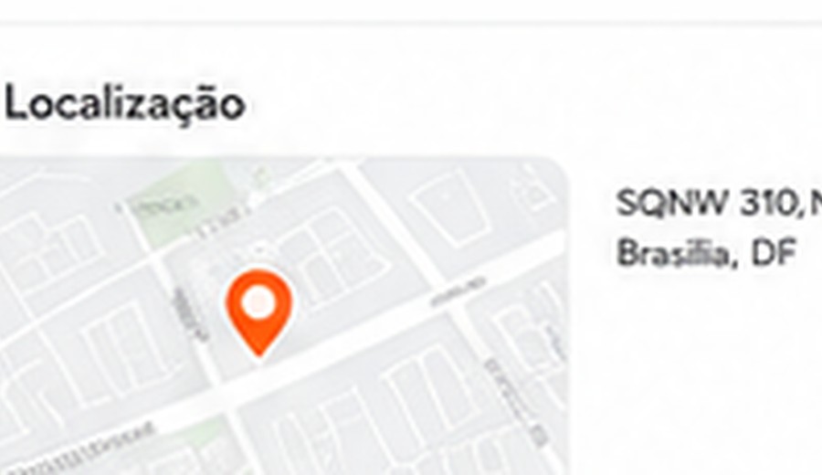 Mapa da localização